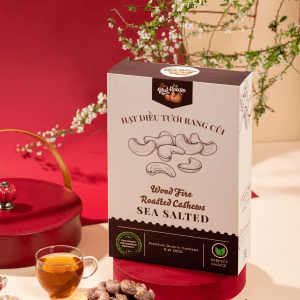 The Nut House 500G Whole Roasted Salted Cashews with Skin - Special Type Large, Easy to Peel."